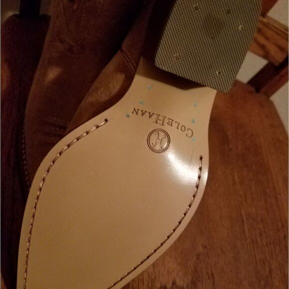 Cole Haan Suede Cowboy Boots - Picture 5 of 9